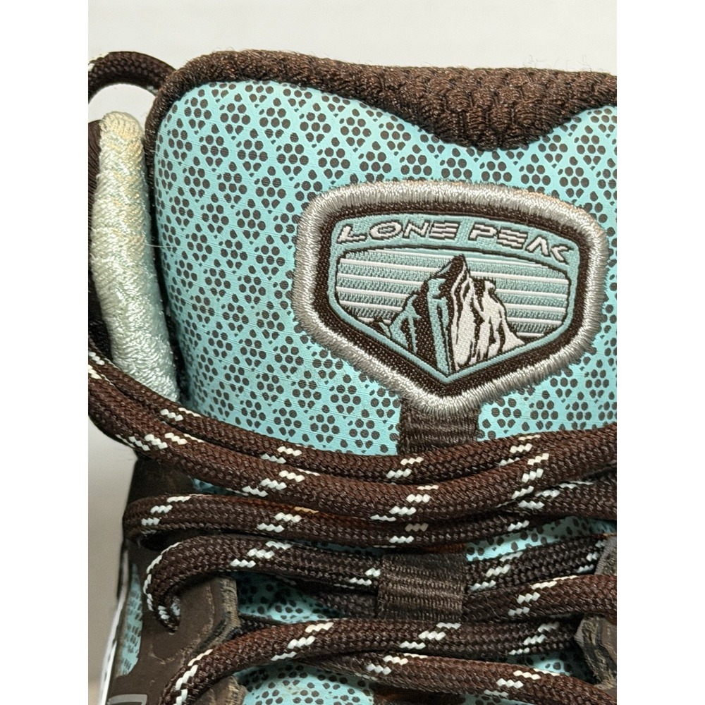 Women's Altra Lone Peak 3.0 V-Flex Gaiter Trap Zero Drop Shoes Black Blue Sz 8 - Picture 6 of 9